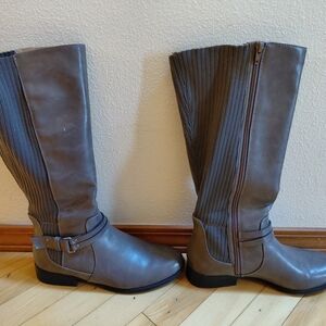 Life Stride Over the Knee Boots in Gray